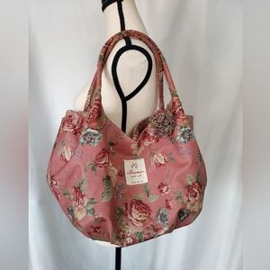 Bossacc Rose Floral Double Strap Summer Bag